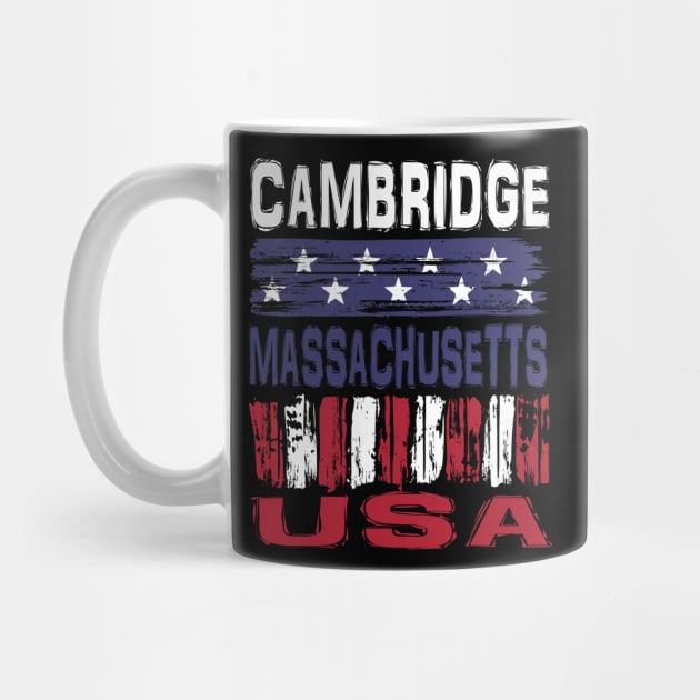 Cambridge Massachusetts USA T-Shirt by Nerd_art